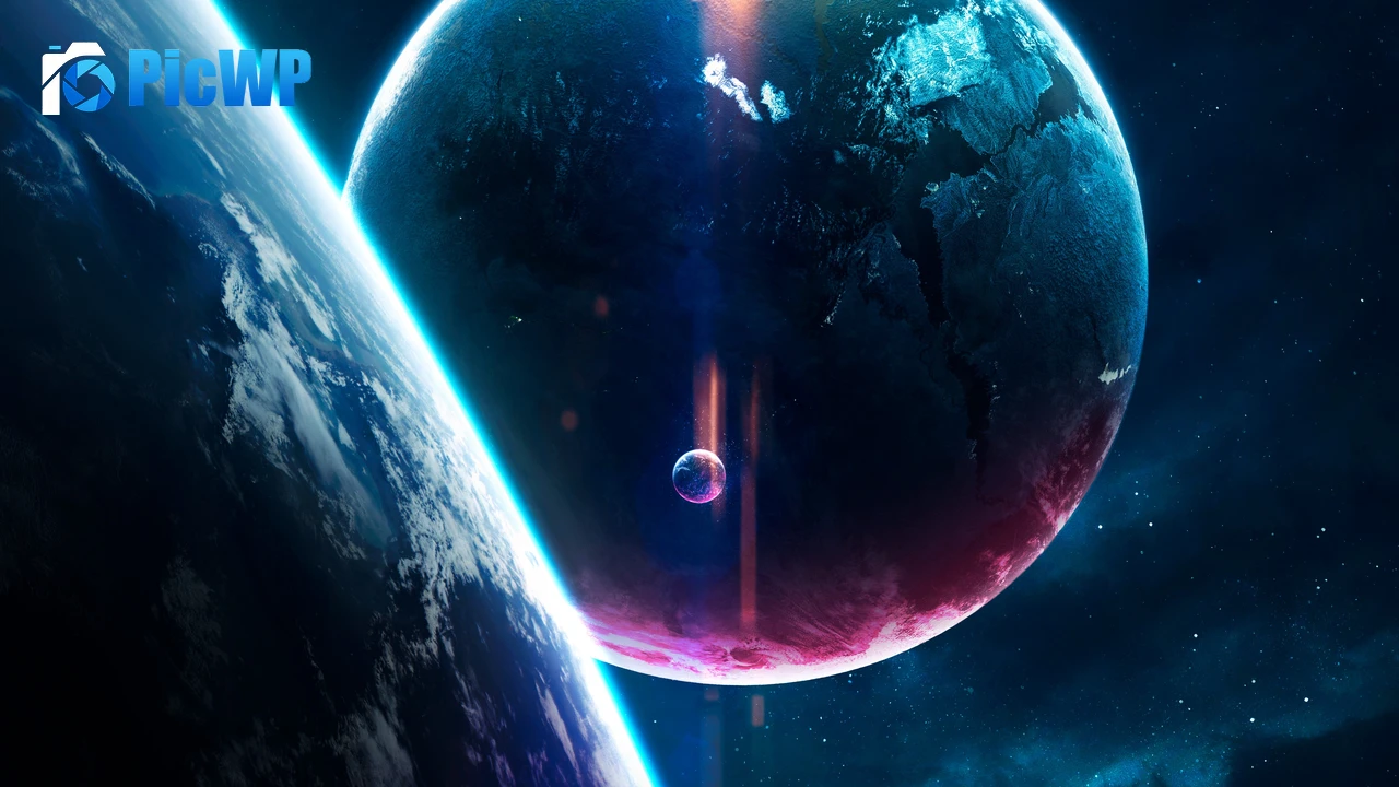 Planets Digital Art 4K PC Wallpaper