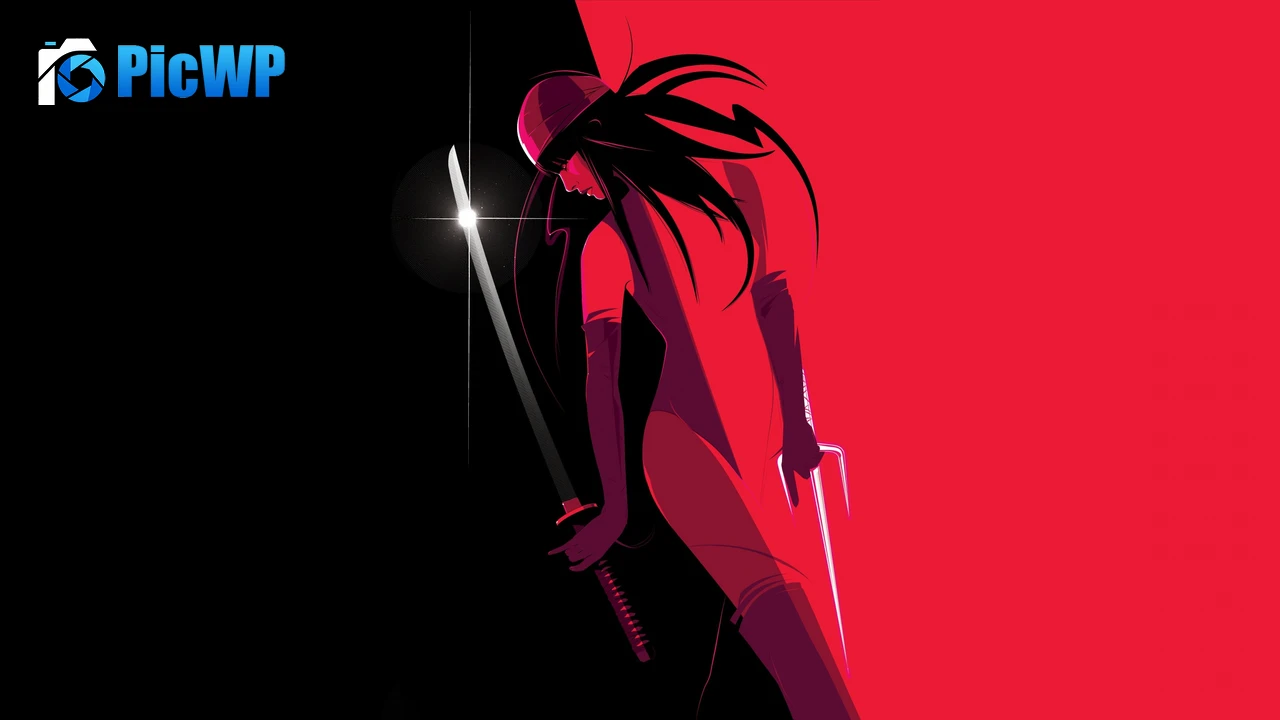 Elektra Marvel Cinematic Universe 4K PC Wallpaper