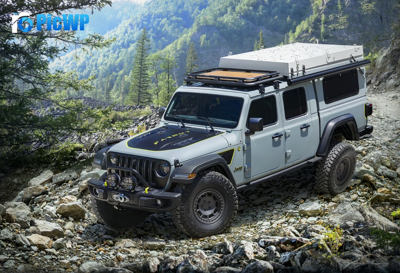 Jeep Gladiator Farout Concept Off-roading 3K PC Wallpaper