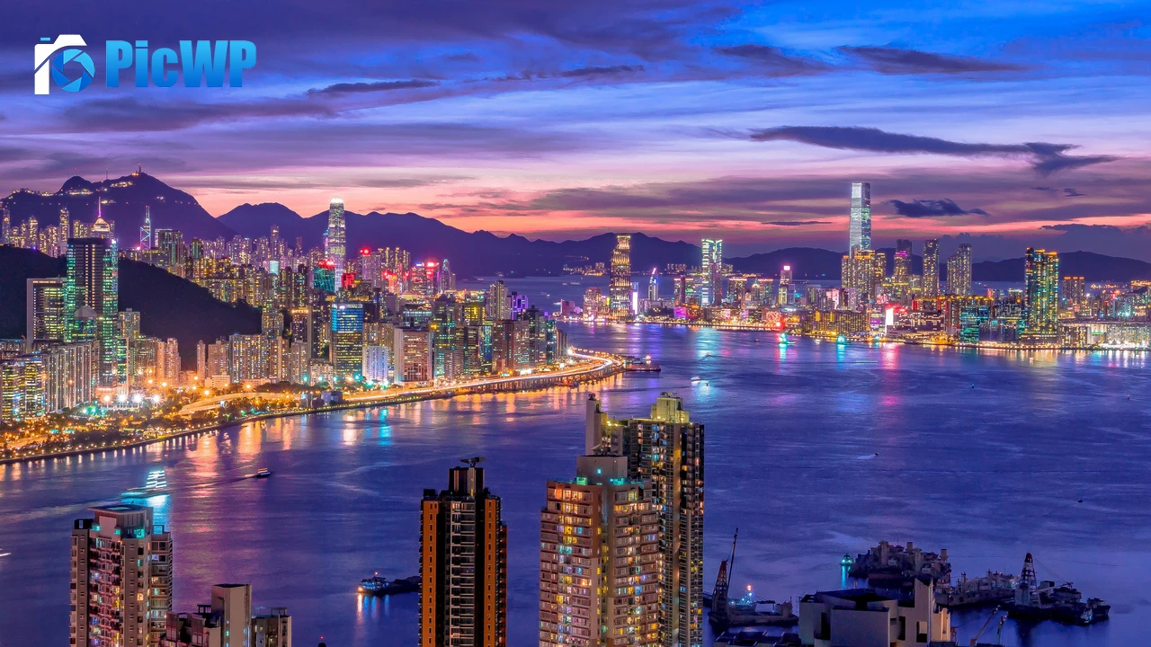 City Skyline Night life 4K PC Wallpaper