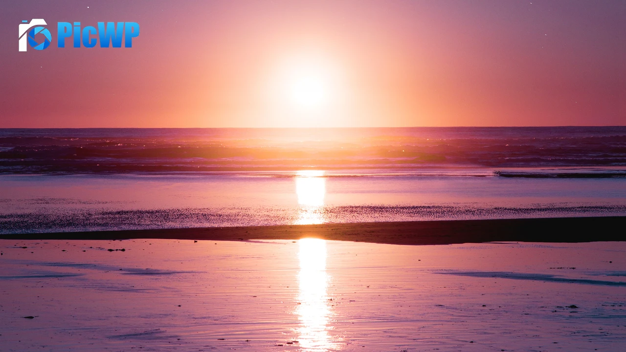 Sunset Seascape 4K PC Wallpaper