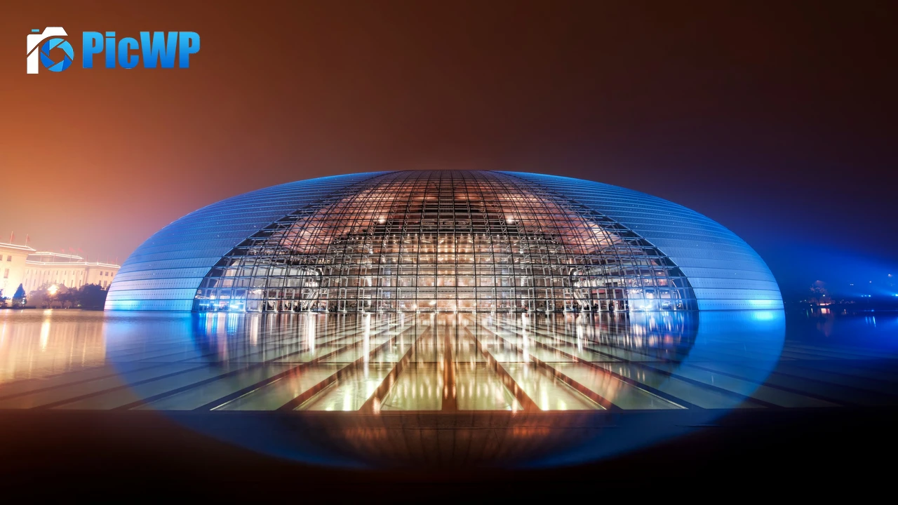 National Centre for the Performing Arts China 4K PC Wallpaper
