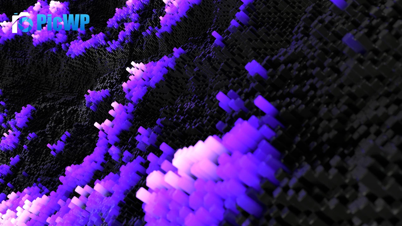 Rays Violet background 4K PC Wallpaper