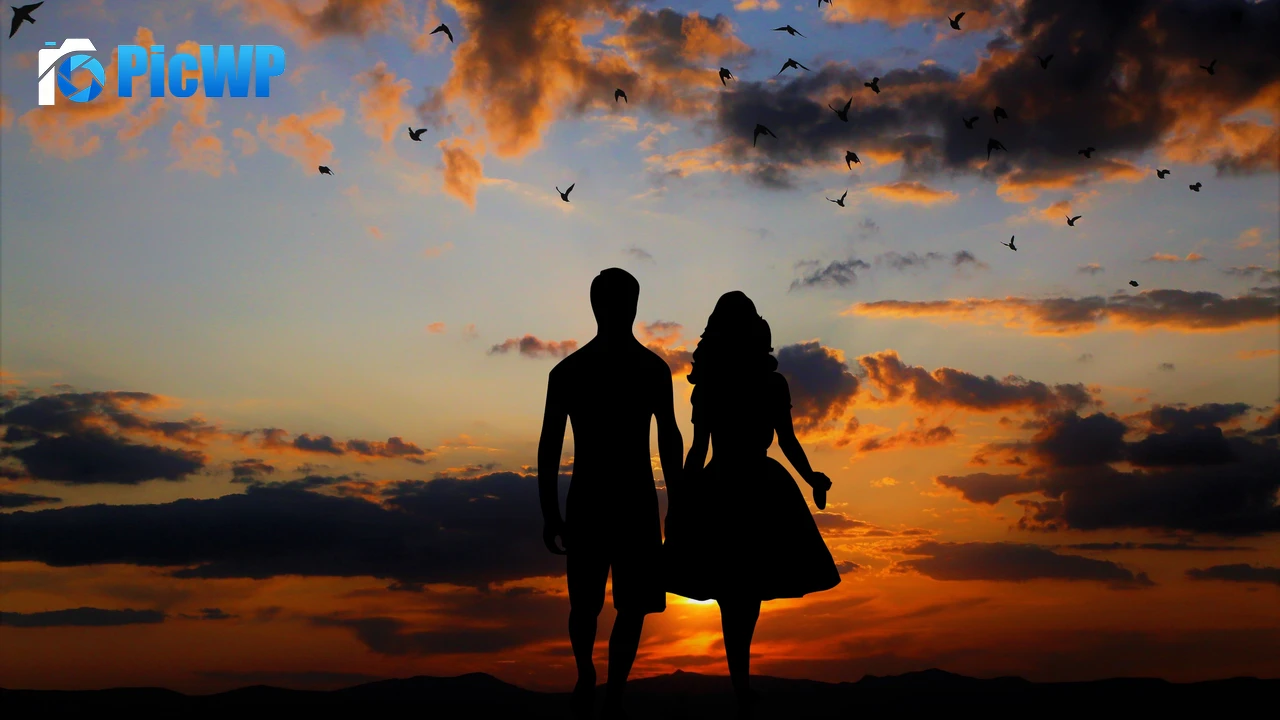 Evening Couple 4K PC Wallpaper