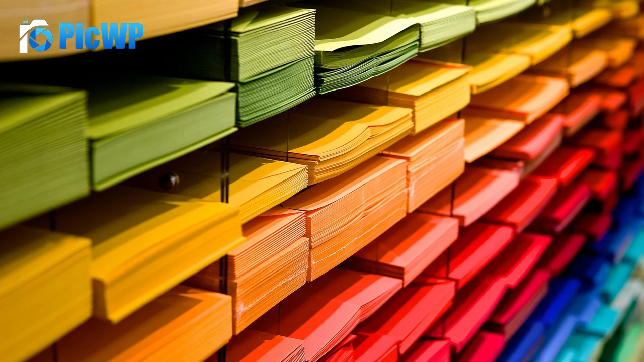 Back to School Color Papers 4K PC Wallpaper