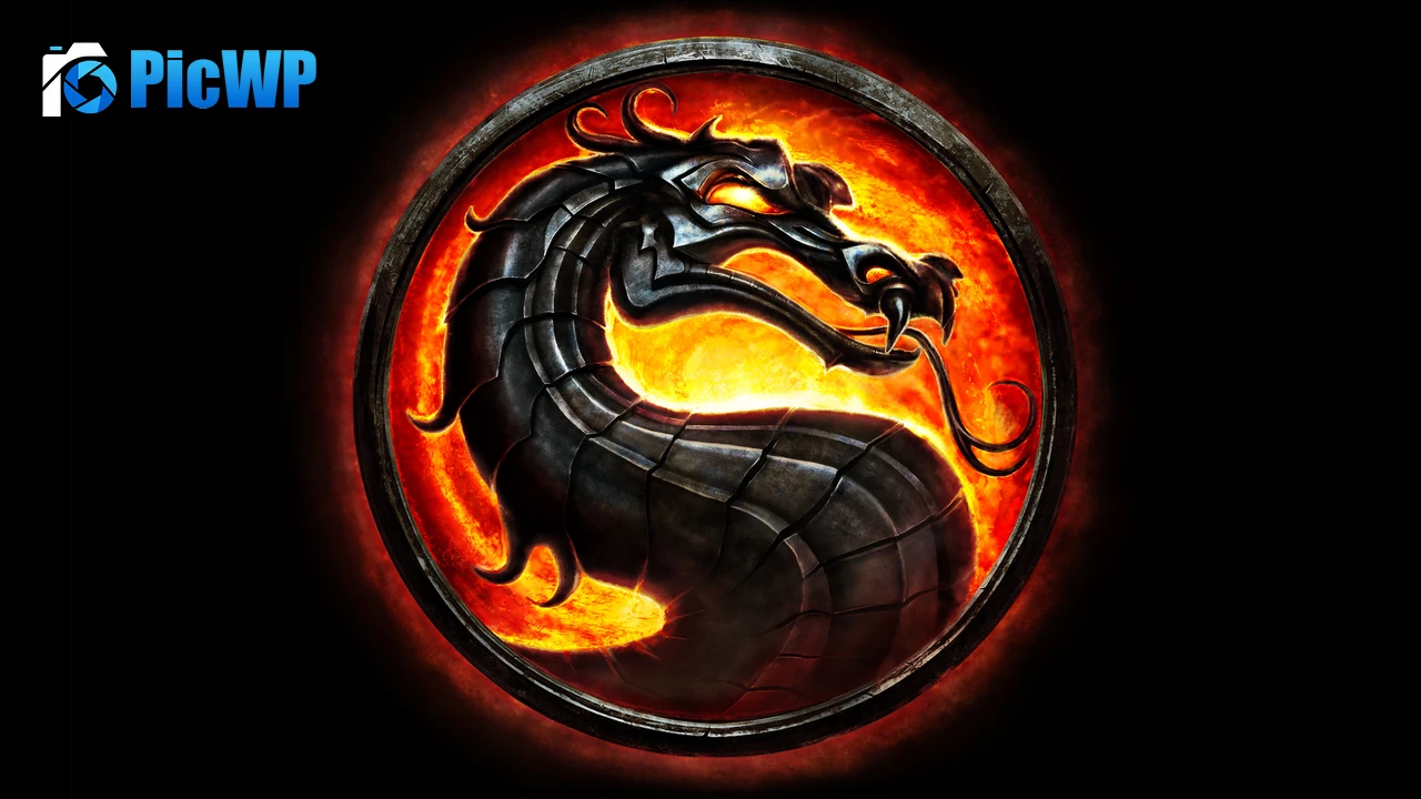 Mortal Kombat Dragon 4K PC Wallpaper