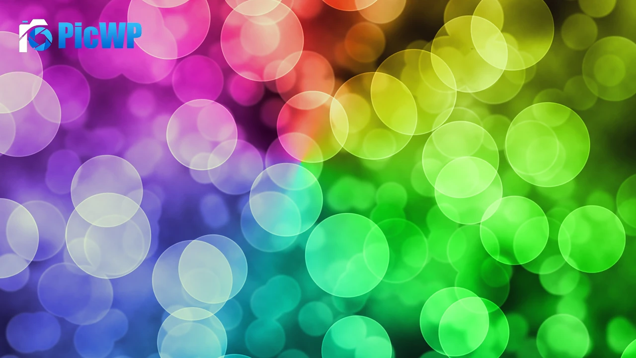 Bokeh Colorful 4K PC Wallpaper