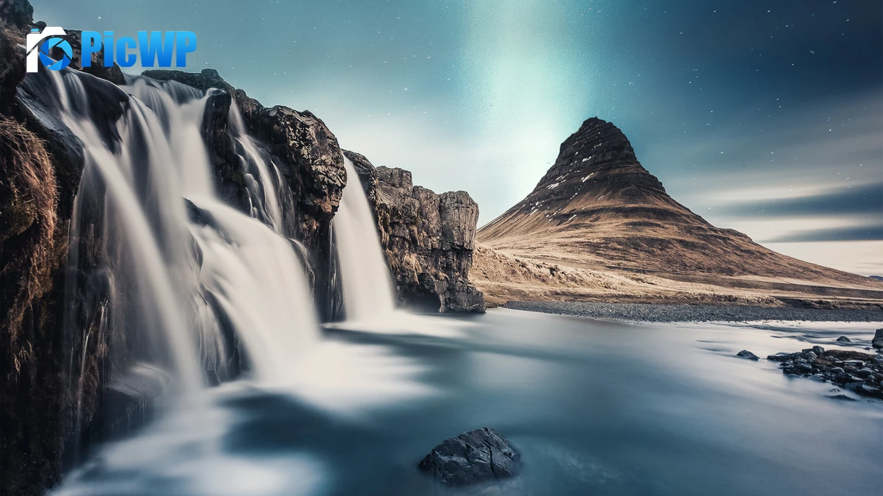 Waterfall Scenic 4K PC Wallpaper