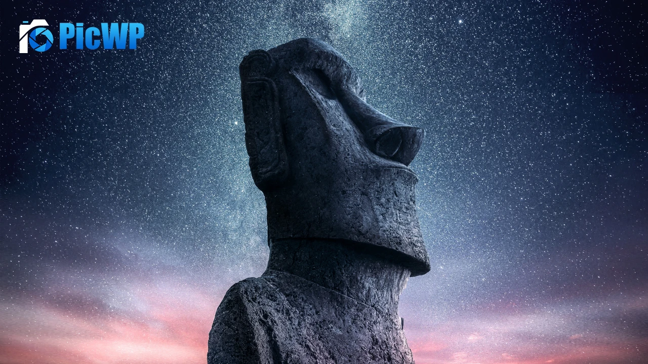 Moai statue Easter Island 4K PC Wallpaper