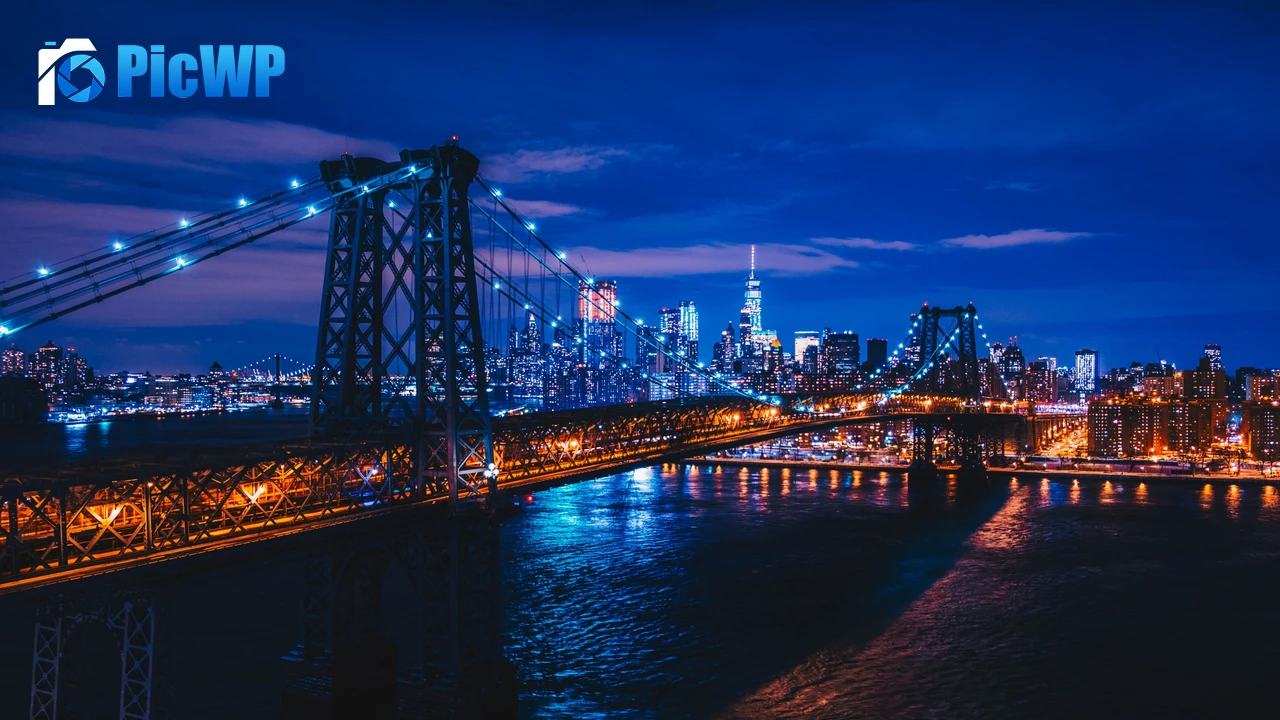 Williamsburg Bridge Suspension bridge 4K PC Wallpaper