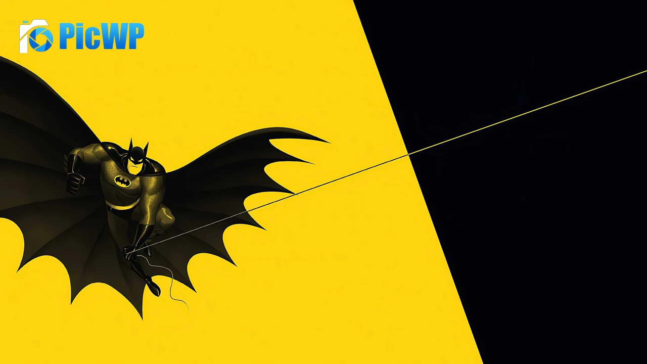 Batman Minimal art 4K PC Wallpaper