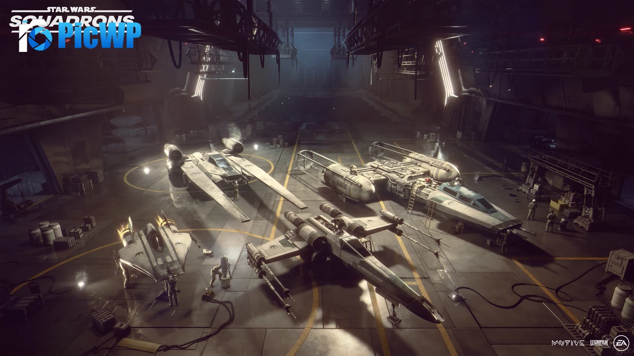 Star Wars: Squadrons Hanger 4K PC Wallpaper