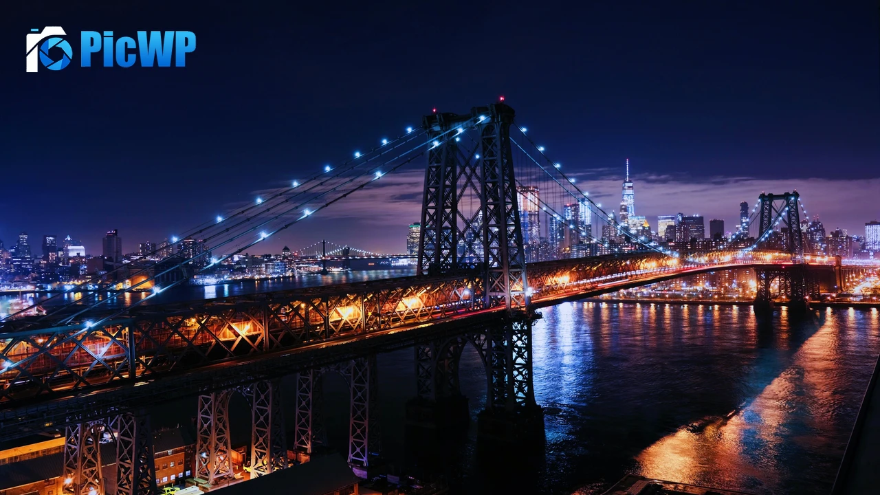 Williamsburg Bridge New York City 4K PC Wallpaper