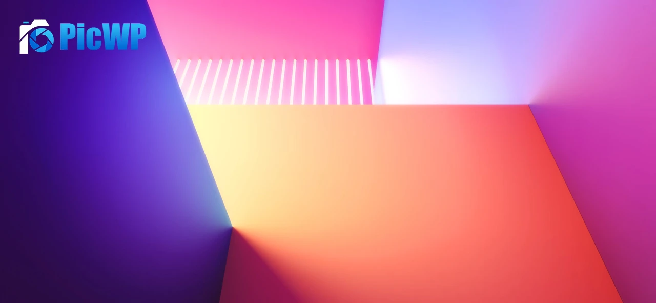 Colorful gradients Geometric 4K Wide Wallpaper