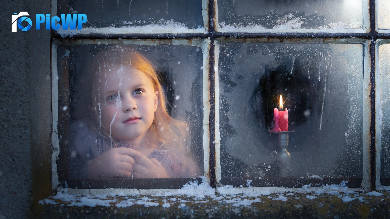 Cute Girl Winter 4K PC Wallpaper