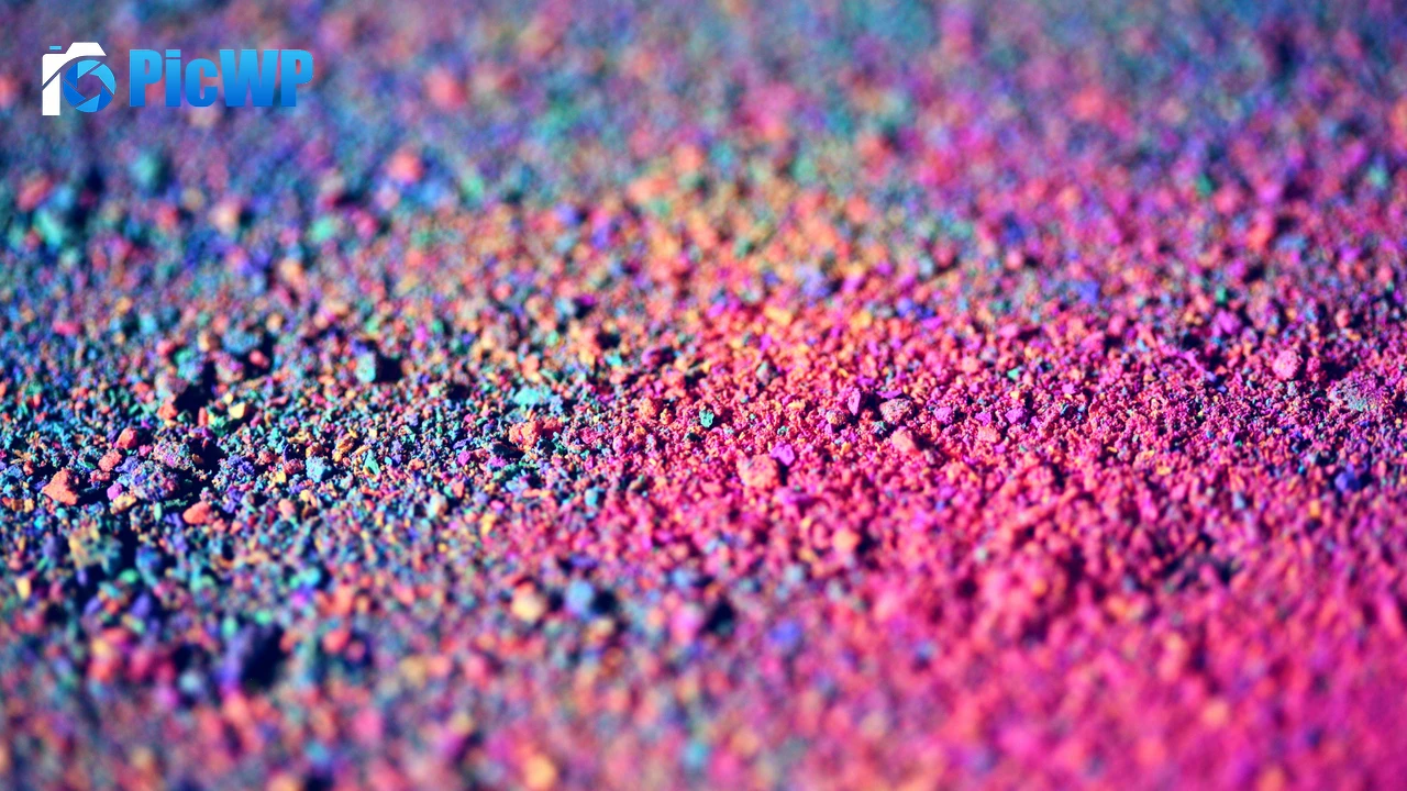 Chalk dust Colorful 4K PC Wallpaper