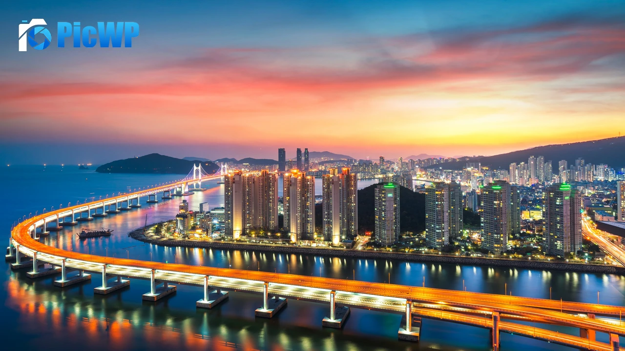 Busan Gwangan Bridge 4K PC Wallpaper