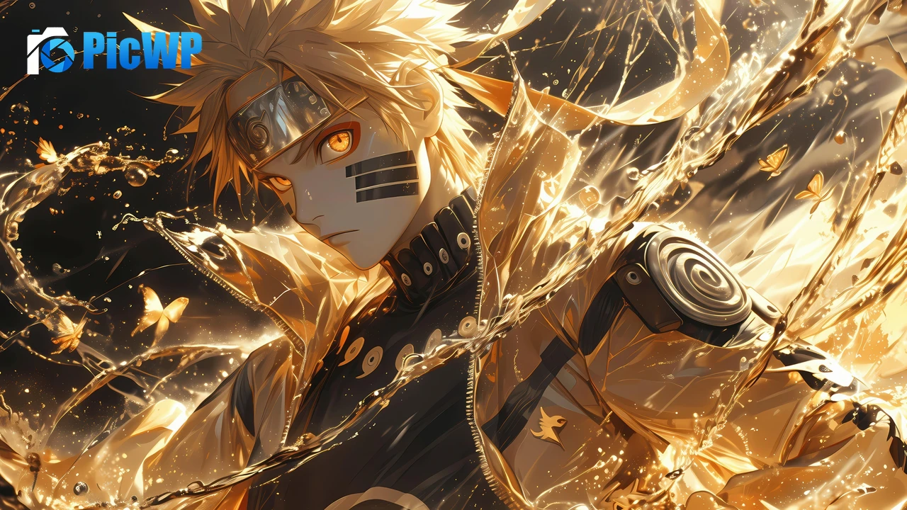 Naruto Uzumaki Golden 4K PC Wallpaper