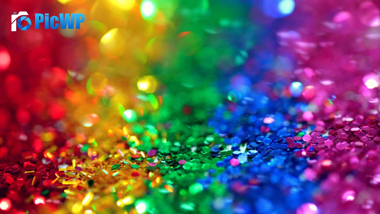 Glitter Colorful 4K PC Wallpaper