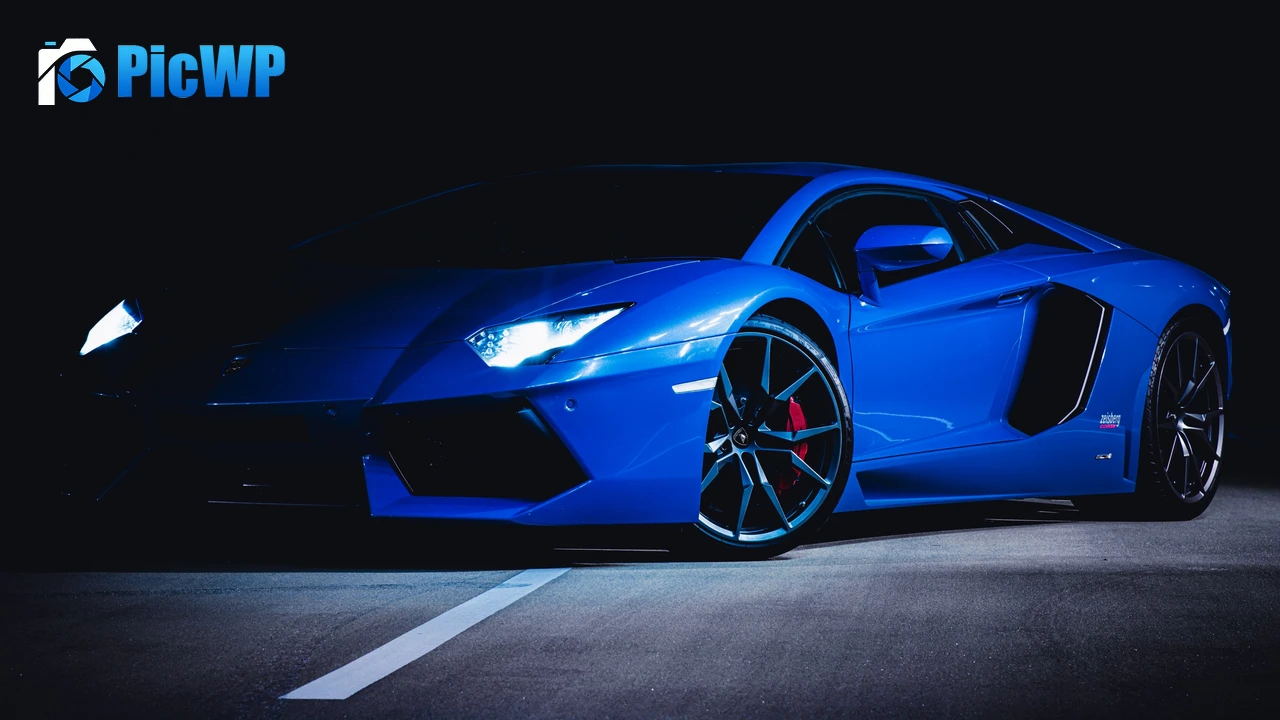 Lamborghini Huracan Blue 4K PC Wallpaper
