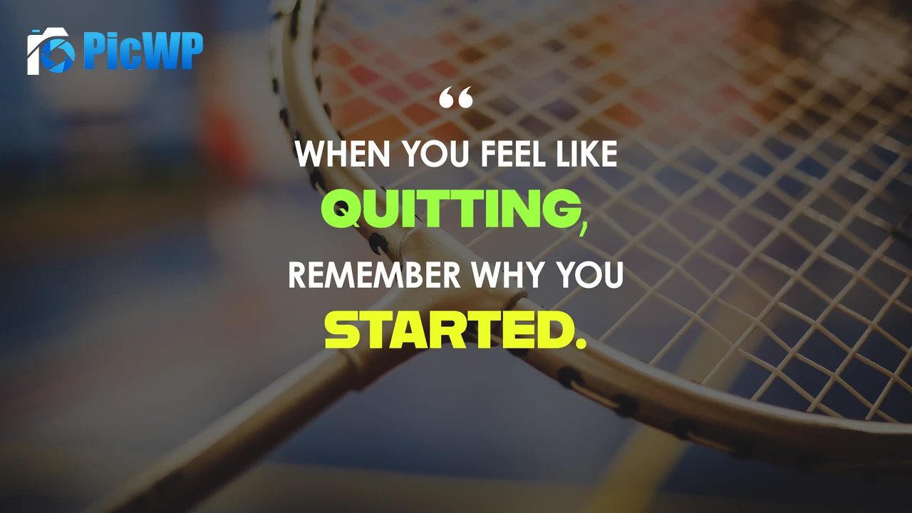 Badminton Inspirational quotes 4K PC Wallpaper