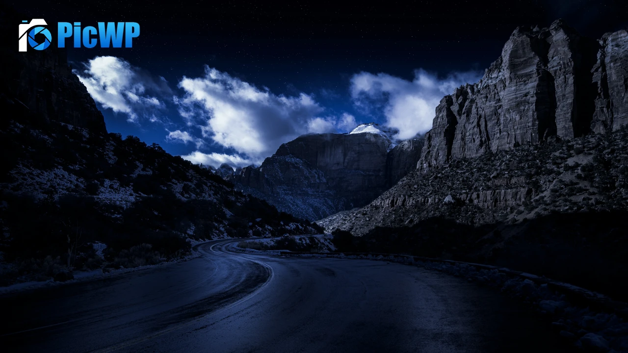 Zion National Park Road 4K PC Wallpaper