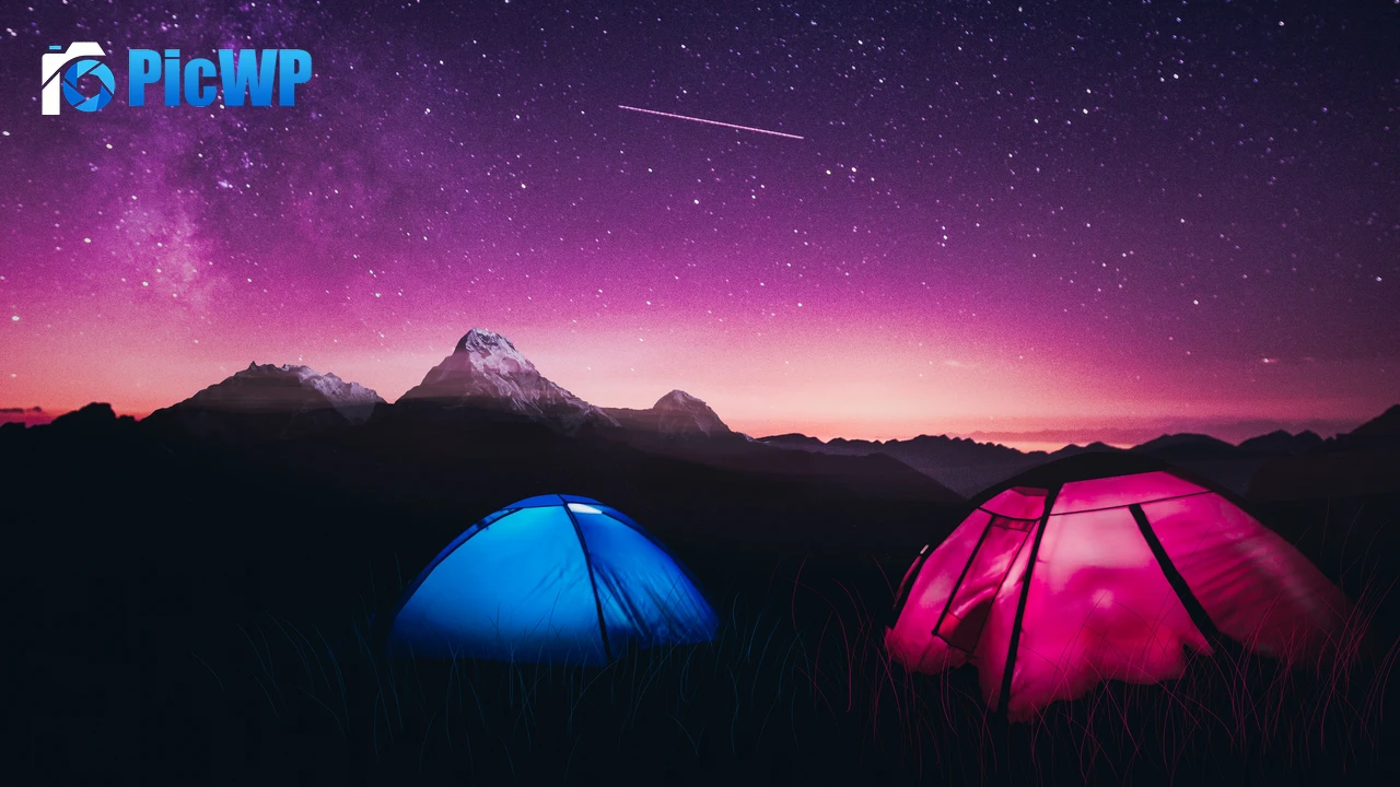 Mountains Night 4K PC Wallpaper