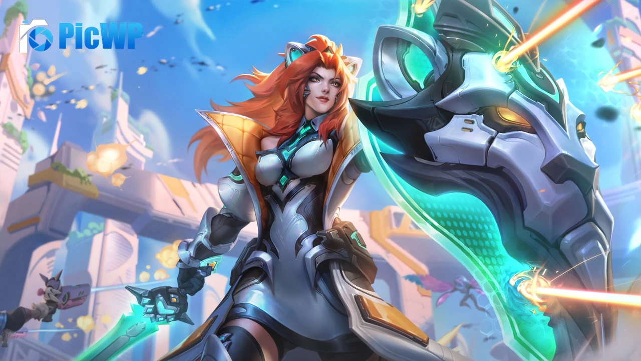 Battle Lion Leona League of Legends 4K PC Wallpaper