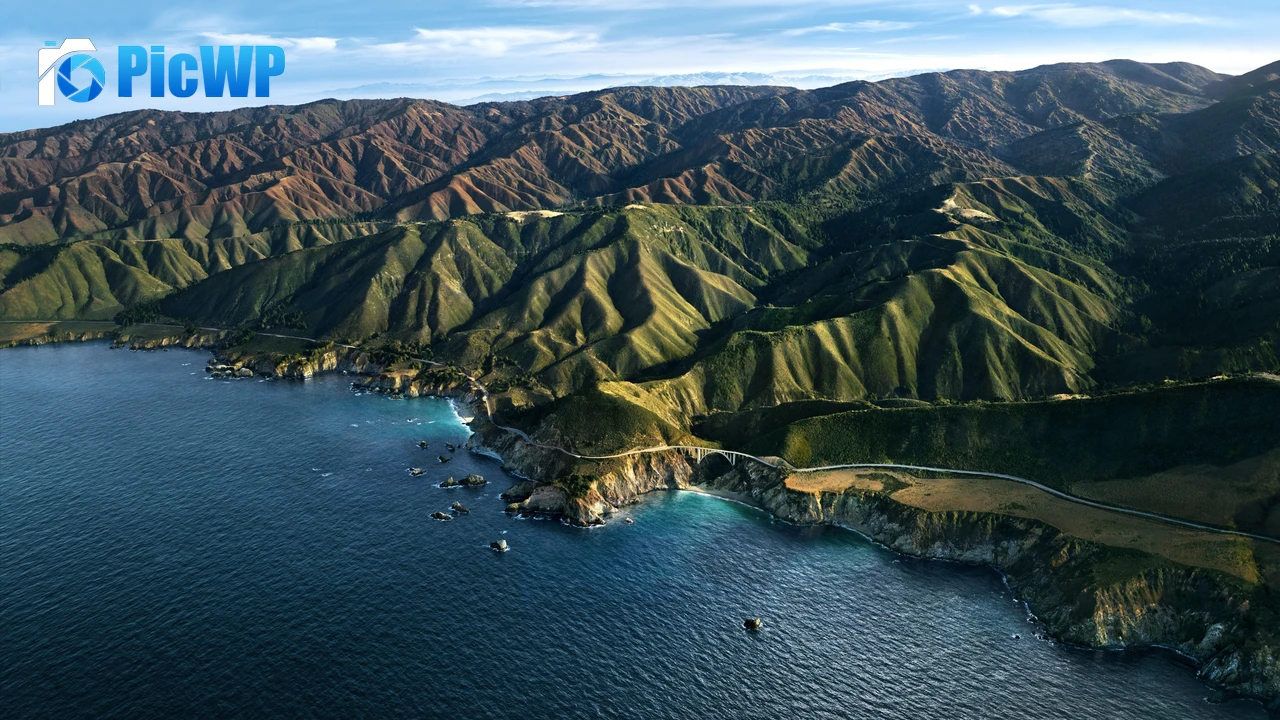 Big Sur Mountains 4K PC Wallpaper