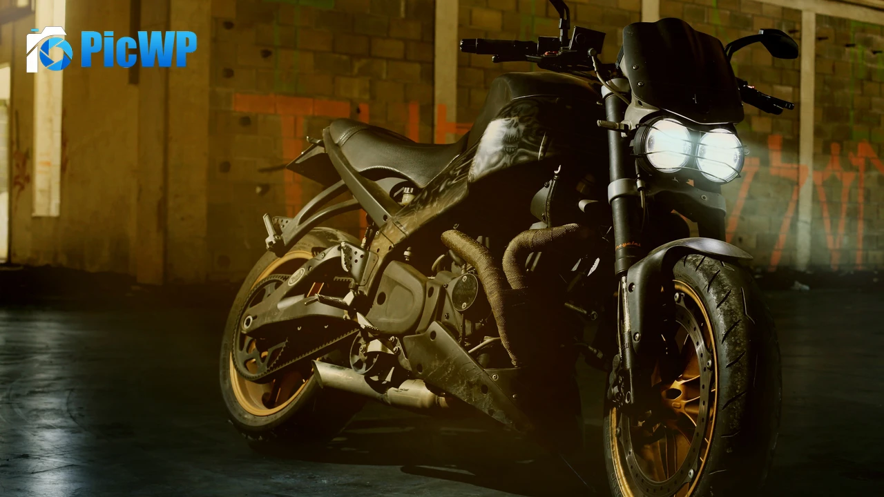 Motorcycle Cafe racer 4K PC Wallpaper