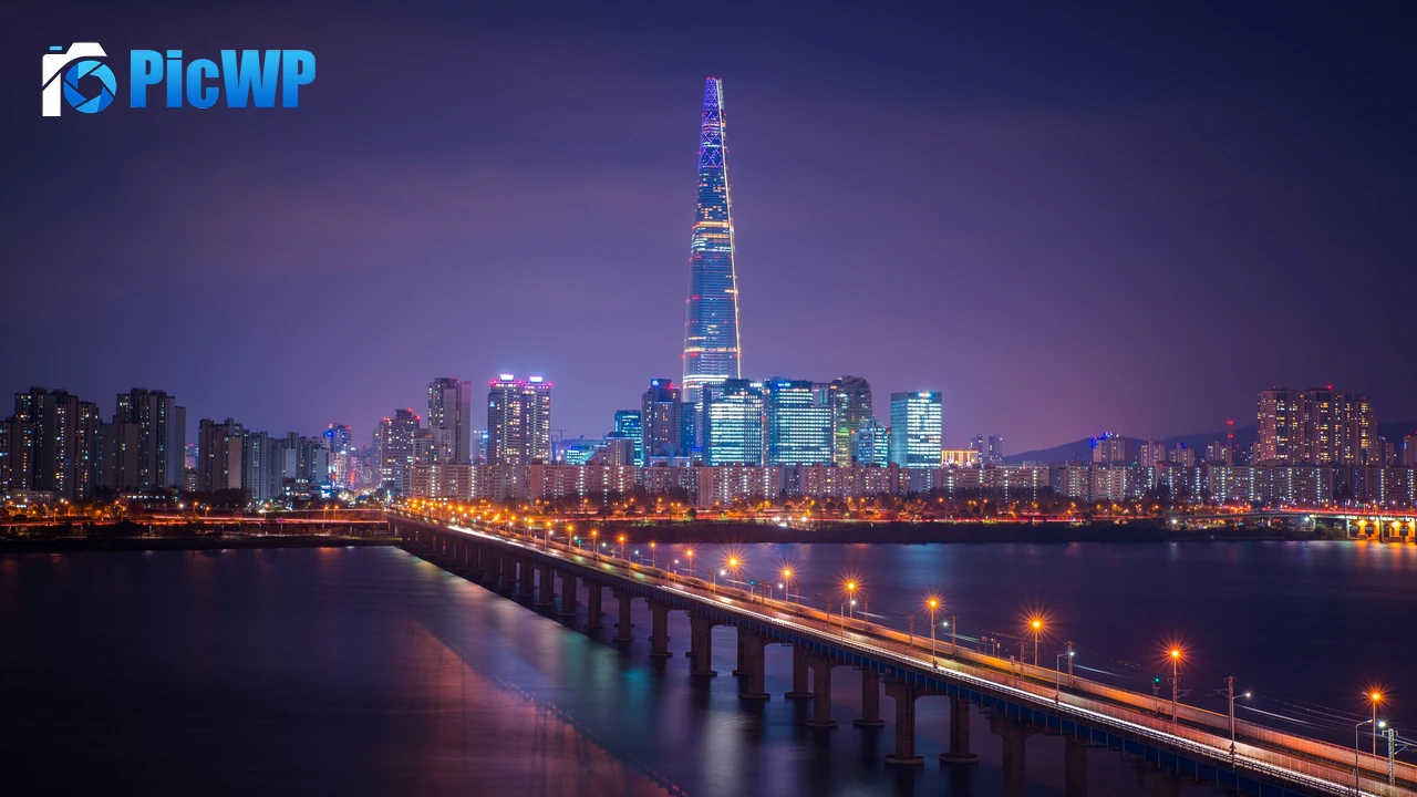 Lotte Tower Seoul 4K PC Wallpaper