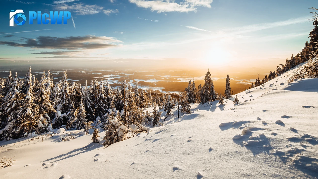 Winter Landscape 4K PC Wallpaper