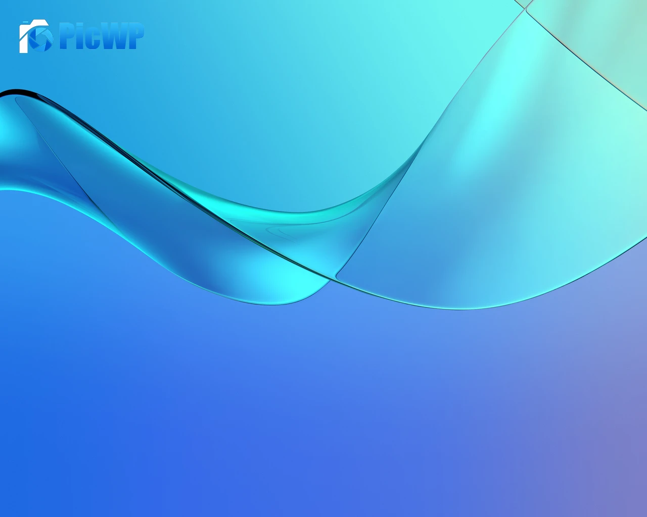 Waves Blue 4K PC Wallpaper