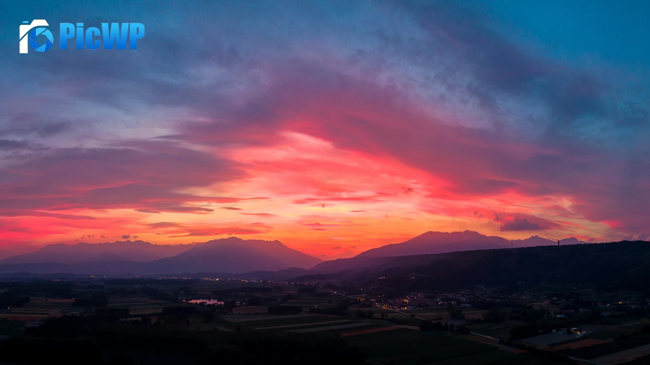 Sunset Countryside 4K PC Wallpaper