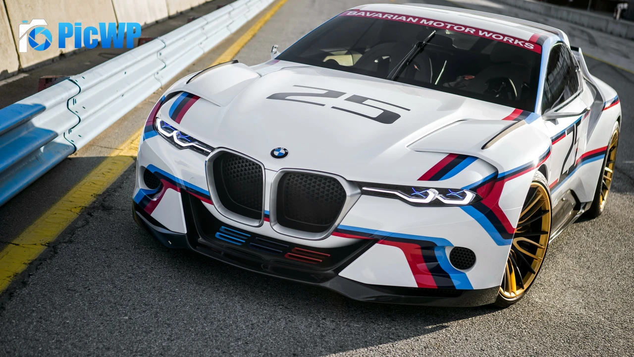 BMW 3.0 CSL Hommage R Racing cars 4K PC Wallpaper
