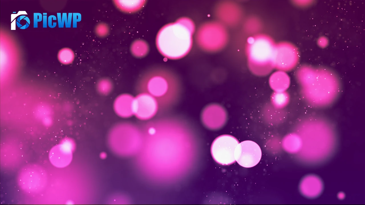 Bokeh Purple 4K PC Wallpaper