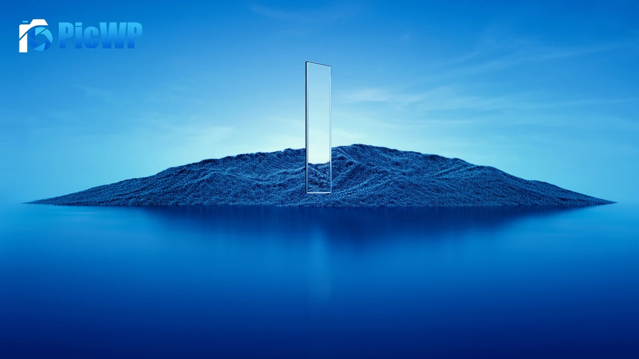 Island Glass 4K PC Wallpaper