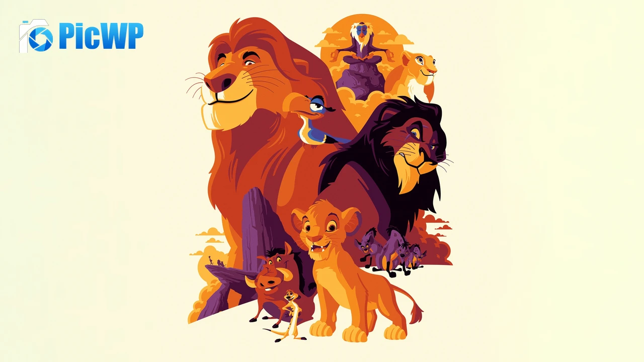 The Lion King Illustration 4K PC Wallpaper