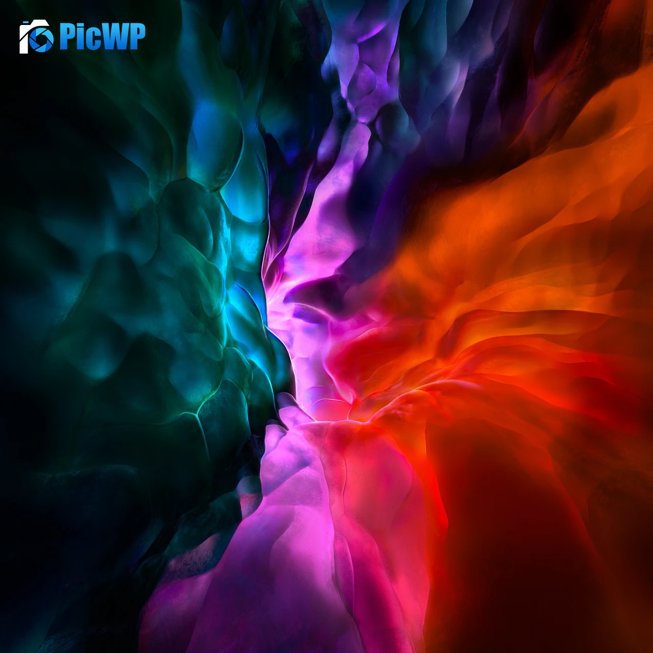 iPad Pro Psychedelic 3K Fold Wallpaper