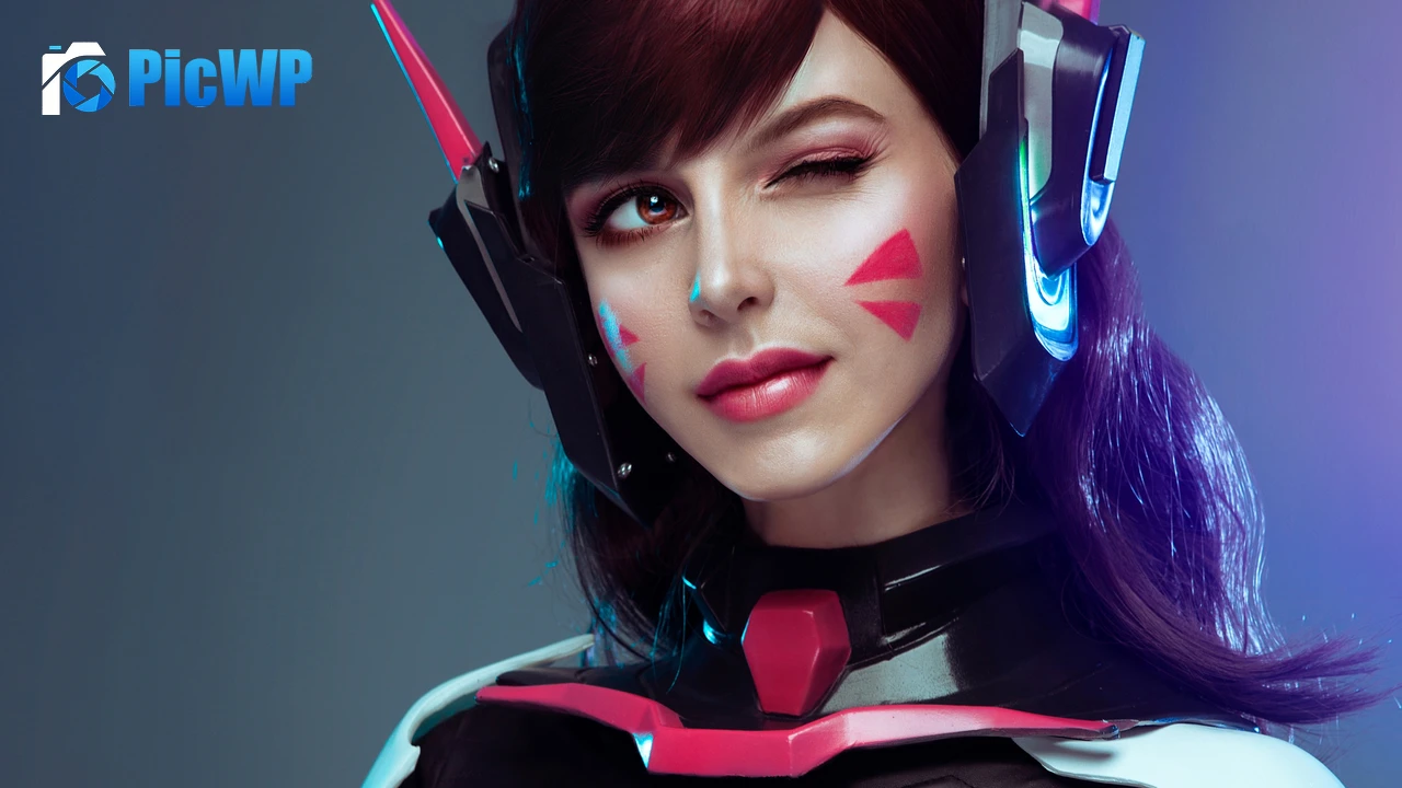 DVa Cosplay 4K PC Wallpaper