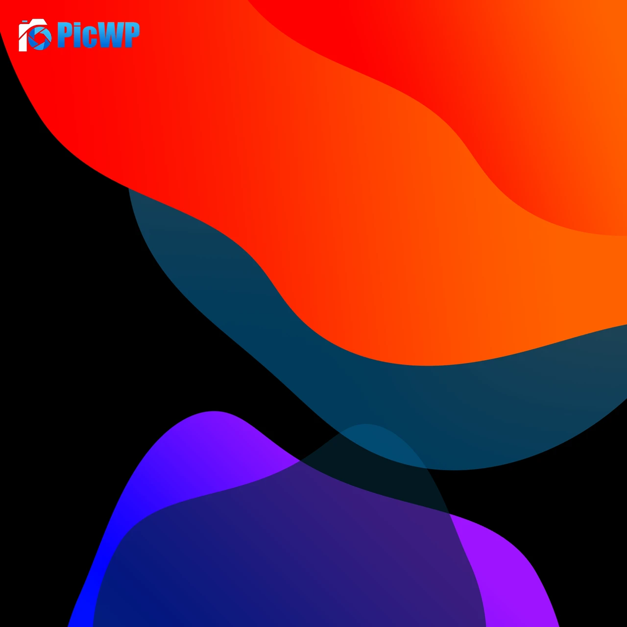 iOS 13 Multicolor 4K Fold Wallpaper