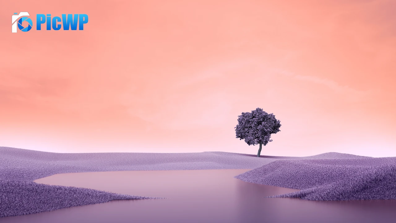 Lone tree Surreal 4K PC Wallpaper