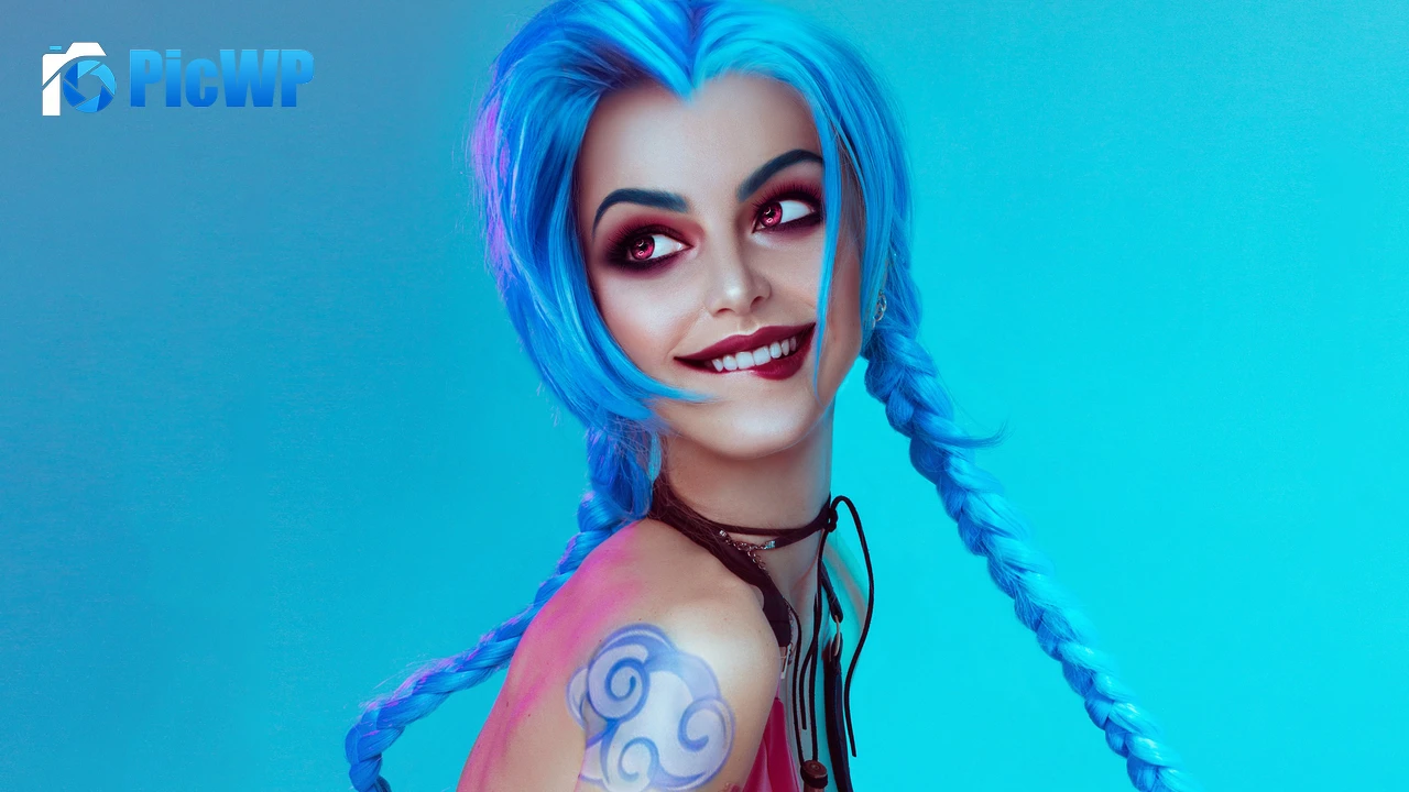Jinx Cosplay 4K PC Wallpaper