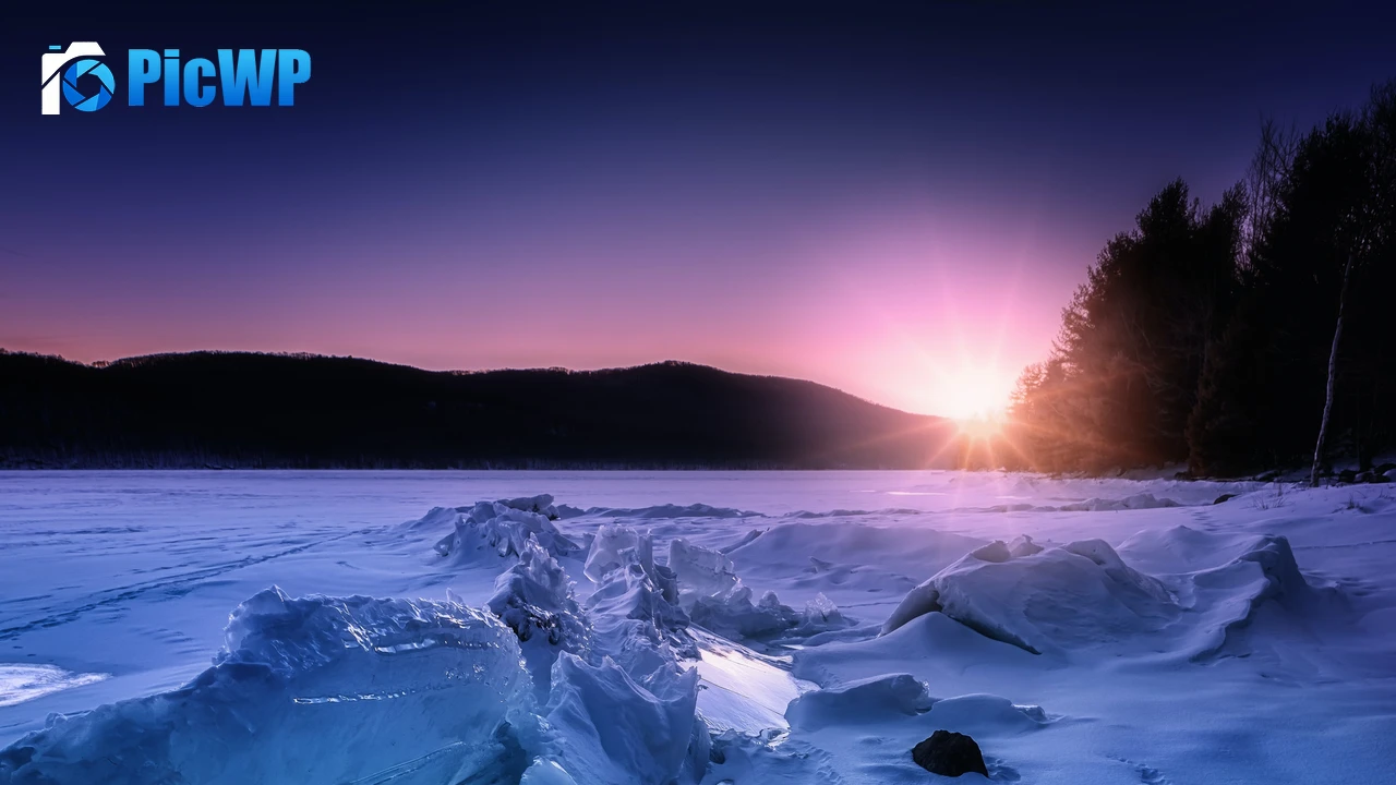 Rondout Reservoir Sunset 4K PC Wallpaper