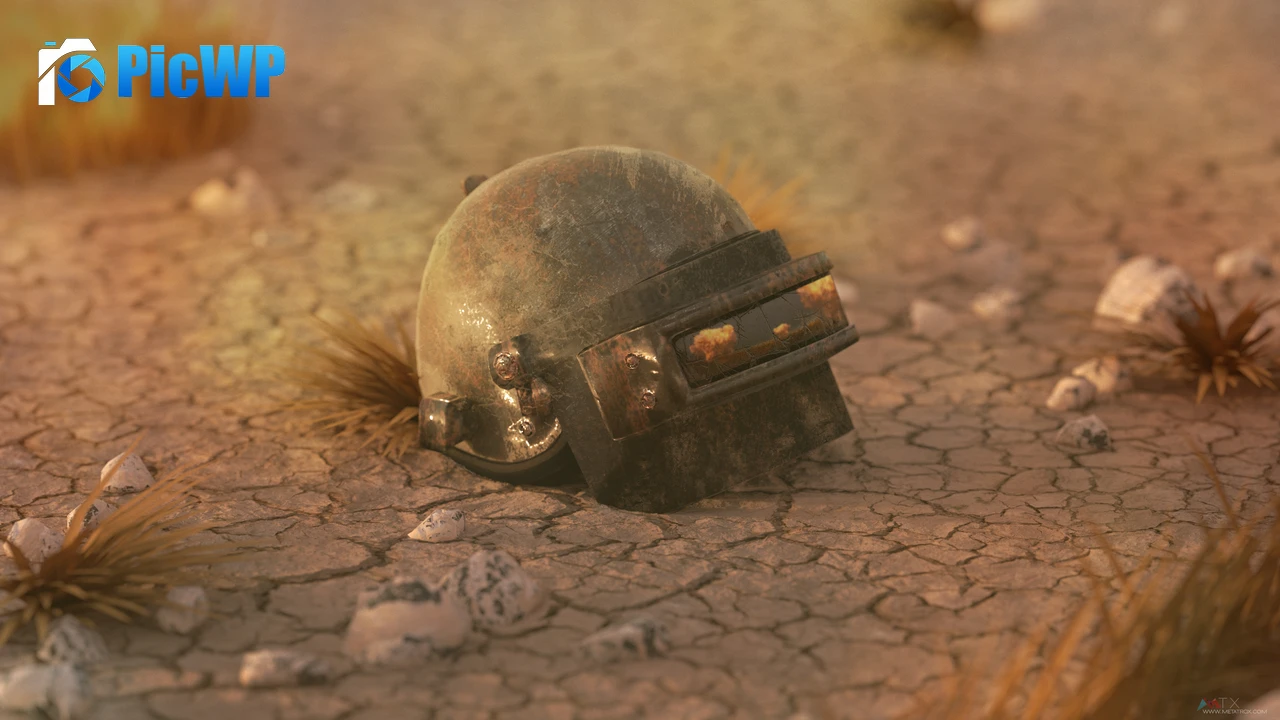PUBG Level 3 helmet 4K PC Wallpaper