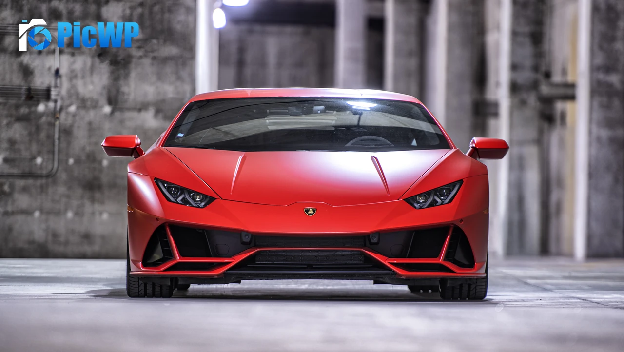 Lamborghini Huracan EVO Red 3K PC Wallpaper