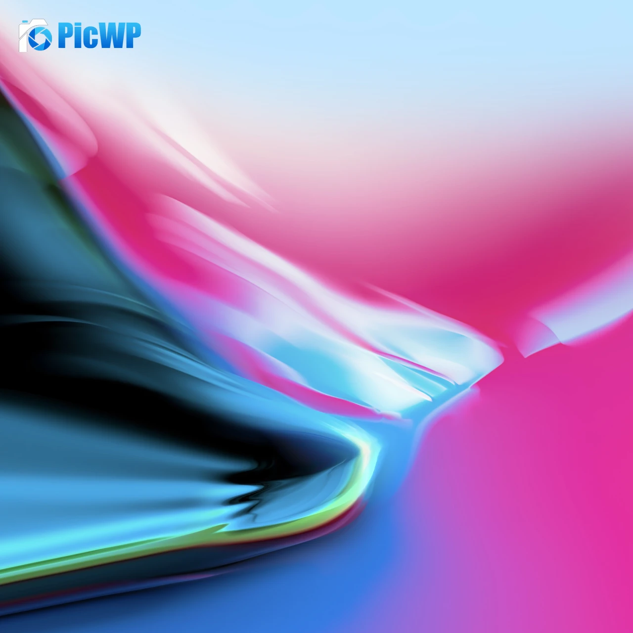 iOS 11 Aura Silver Granite 3K Fold Wallpaper