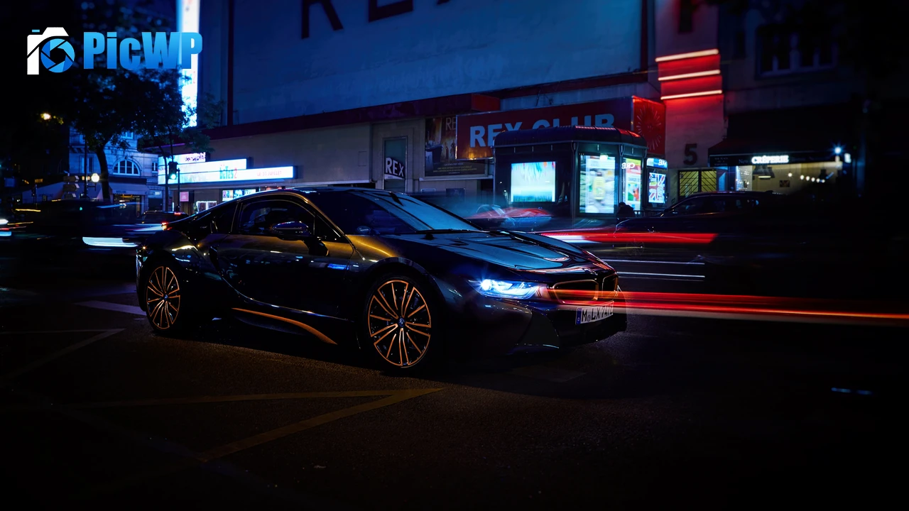 BMW i8 Ultimate Sophisto Edition Night 4K PC Wallpaper