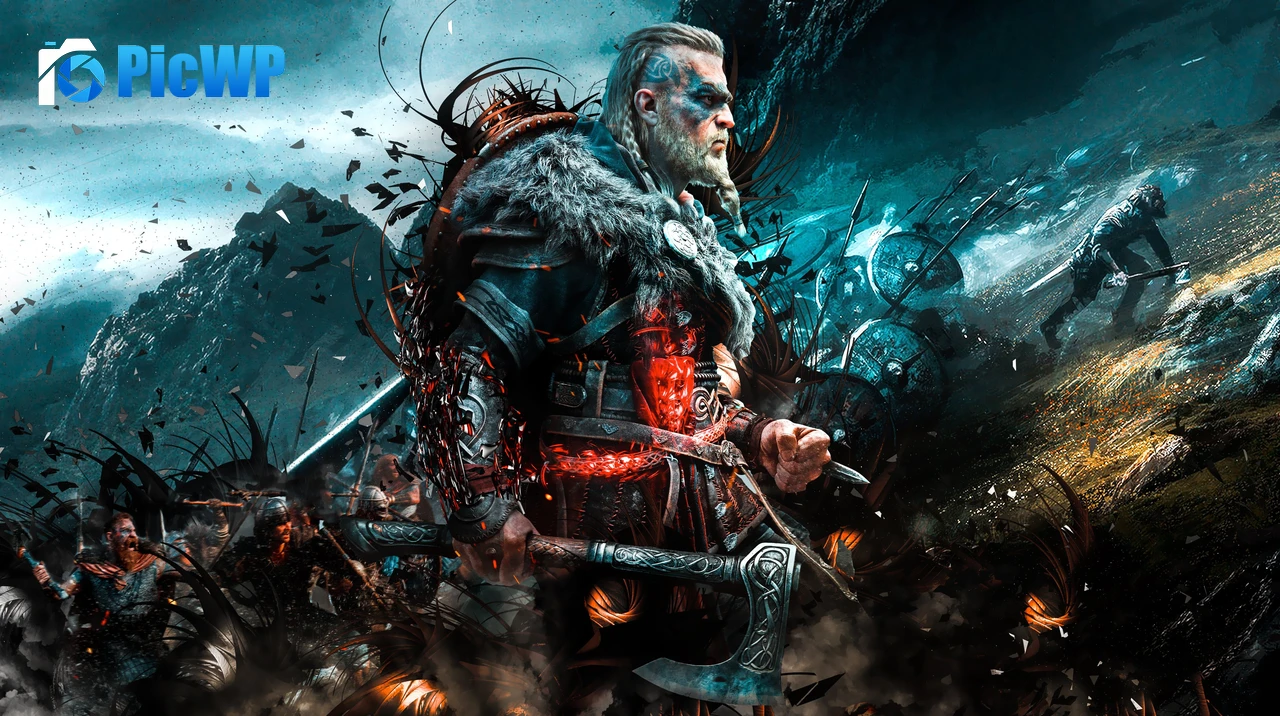 Assassin's Creed Valhalla Viking raider 4K PC Wallpaper