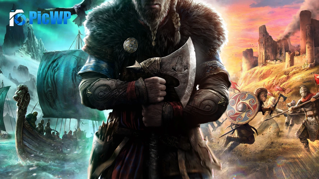 Assassin's Creed Valhalla PlayStation 5 4K PC Wallpaper